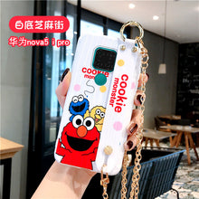 Load image into Gallery viewer, 个性卡通腕带华为mate30手机壳p30pro可背带斜挎链条mate20网红女款p20创意p30全包边lite软壳mate30pro日韩