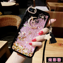 Load image into Gallery viewer, 华为p20pro手机壳p30女款网红p10plus流沙液体流动个性por水钻nova3创意4日韩3i硅胶2s潮牌荣耀9i防摔v20全包
