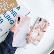 Load image into Gallery viewer, 北欧大理石纹华为mate20手机壳mate20PRO保护套mate20lite硅胶华为p30个性情侣麦芒7女款ins韩风简约防摔软壳