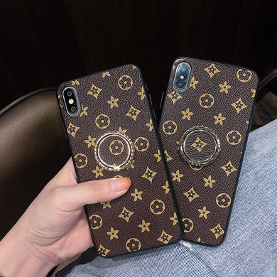 复古小花s8三星s10+手机壳支架s10e全包A70防摔s9plus潮牌note9/8