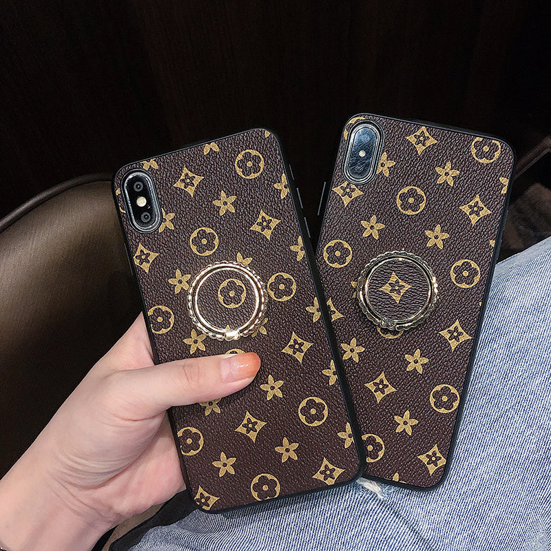 复古小花s8三星s10+手机壳支架s10e全包A70防摔s9plus潮牌note9/8