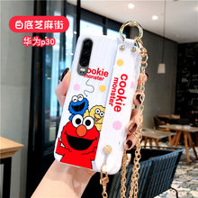 Load image into Gallery viewer, 个性卡通腕带华为mate30手机壳p30pro可背带斜挎链条mate20网红女款p20创意p30全包边lite软壳mate30pro日韩