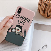 Load image into Gallery viewer, 韩风插画苹果X/XS/XR手机壳11Pro/Max/iPhone6s/8plus/7/6p创意套