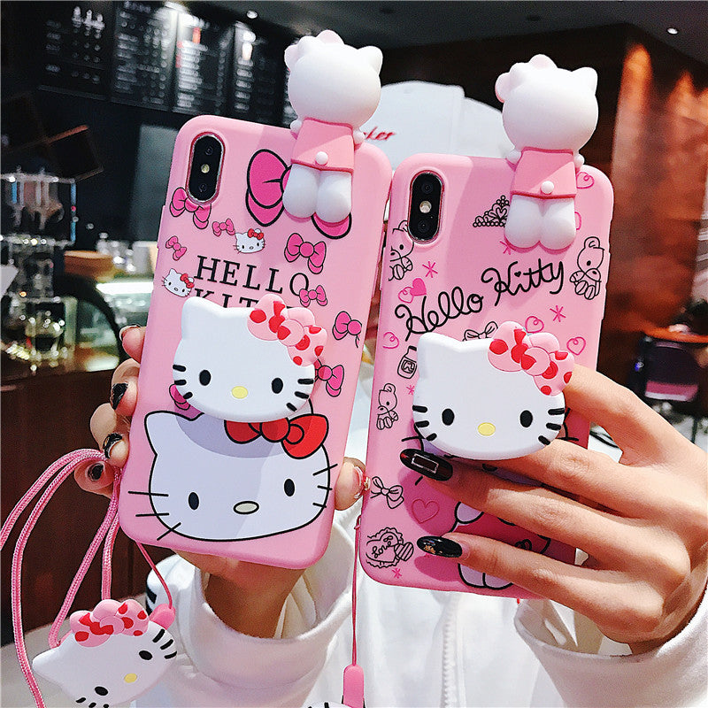 适用于华为gr5 2017手机壳y7prime2017卡通kitty猫y9 2019女可爱