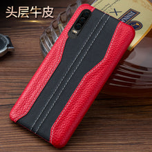 Load image into Gallery viewer, 华为p30手机壳p30pro真皮保护套p30lite后盖男款定制保时捷限量版