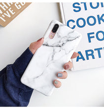 Load image into Gallery viewer, 北欧大理石纹华为mate20手机壳mate20PRO保护套mate20lite硅胶华为p30个性情侣麦芒7女款ins韩风简约防摔软壳