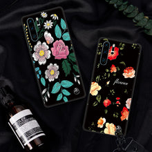 Load image into Gallery viewer, 佳朗华为P30手机壳男女款防摔磨砂硅胶全包个性创意P30lite网红卡通简约文艺清新p30Pro保护套复古花潮流情侣