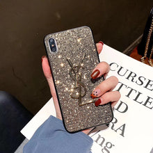 Load image into Gallery viewer, 三星s8+手机壳s10+plus网红女款s9+闪钻潮牌note9/8挂绳全包防摔