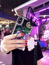 Load image into Gallery viewer, 苹果x手机壳女xr网红8plus流沙xs液体流动iphone6/6s时尚蕾丝6splus个性耳朵xsmax创意7硅胶7p全包边抖音潮款