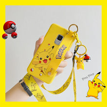 Load image into Gallery viewer, 三星s9手机壳女款腕带s10plus皮卡丘s10防摔挂脖绳三星s10+创意s10e可爱挂饰S9PLUS手机套卡通三星s9+保护套