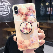 Load image into Gallery viewer, 梅花蓝光华为mate30pro手机壳p30个性创意p20p硅胶支架mate20保护套荣耀20防摔情侣男女款nova5pro/4时尚软壳