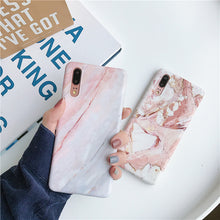 Load image into Gallery viewer, 简约ins大理石纹三星A70手机壳a50硅胶软套A40保护套个性冷淡风全包防摔可爱创意