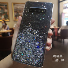 Load image into Gallery viewer, 三星s10手机壳s8+保护套s9透明软硅胶三星s10+全包防摔硬超薄s9+奢华闪粉星空网红潮牌女款个性创意十plus