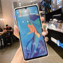 Load image into Gallery viewer, 拼接几何大理石三星A70手机壳金属链条A50/a40全包防摔软保护套s10+plus水钻清新s8/s9plus网红女手腕带