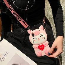 Load image into Gallery viewer, 可爱猫咪oppoA7X手机壳R17/A9X手机套OPPO R15/r11s卡通硅胶a73防摔A79t挂绳A5/A7x可爱全包边软保护壳少女潮