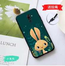 Load image into Gallery viewer, 优卡乐 三星j8 2018手机壳三星j8 2018卡通全包边防摔硅胶软磨砂潮男女款保护套时尚日韩可爱tpu创意个性网红