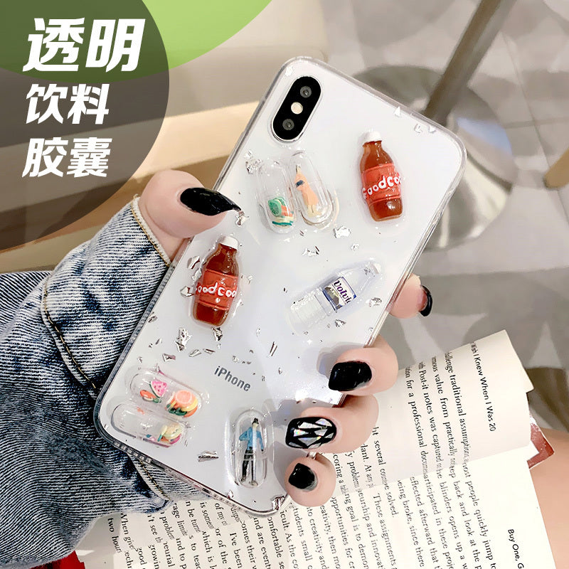 乔英子同款三星A8S手机壳A6S胶囊A8+小人A8Star药丸A6+A7/J8/A750