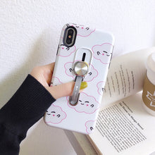 Load image into Gallery viewer, 黑素HEISU中国风紫外线变色苹果x手机壳全包硬壳磁吸指环扣手机壳