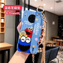 Load image into Gallery viewer, 个性卡通腕带华为mate30手机壳p30pro可背带斜挎链条mate20网红女款p20创意p30全包边lite软壳mate30pro日韩