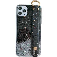 Load image into Gallery viewer, 日韩时尚闪/粉小米9手机壳个性滴胶银箔8se手腕带支架红米note7Pro全包透明防摔cc9se时尚女款k20保护套8青春