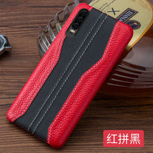 Load image into Gallery viewer, 华为p30手机壳p30pro真皮保护套p30lite后盖男款定制保时捷限量版