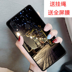 小米红米note7手机壳红米note7pro个性手机套Redmi Note7全包边手机保护套防摔软壳男女款学生老人款钢化膜潮