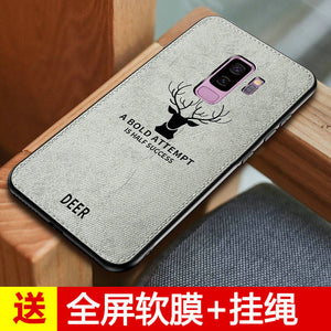 三星s9手机壳三星s8保护硅胶套GALAXY s9+plus全包边软壳sm-g9600绒布复古s8+超薄防摔g9500潮男女款个性创意