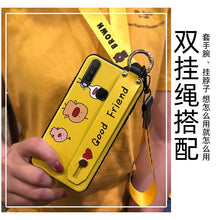 Load image into Gallery viewer, 爆款VIVO Y17手机壳腕带支架保护套Y3/Y15/Y12可爱卡通挂绳软壳