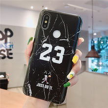 Load image into Gallery viewer, 潮牌个性卡通篮球小米8手机壳小米9磨砂外壳小米8屏幕版保护壳红米note7pro男女防摔冷淡风外壳大理石纹软壳