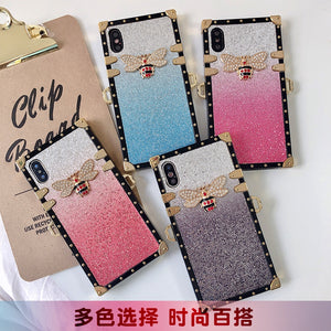 oppoa7x手机壳oppo a7x奢华闪粉0pp0f9蜜蜂opp潮女cph1823新款ooppF9 PBBM00防摔F9网红潮女oppo18013保护套