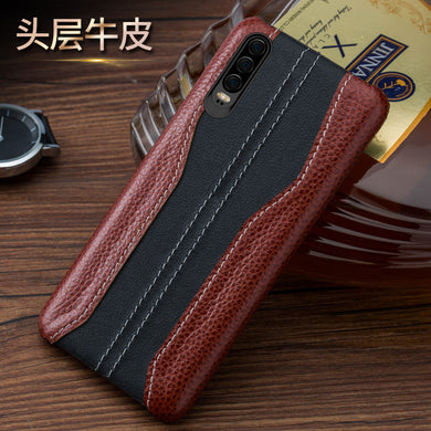 华为p30手机壳p30pro真皮保护套p30lite后盖男款定制保时捷限量版
