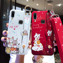 Load image into Gallery viewer, 红米note7手机壳小米noto7pro女款redmi7保护硅胶套防摔M1901F7E全包por女1910F7BE腕带T斜挎挂绳C软壳BE七潮