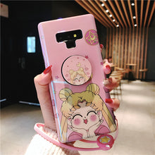 Load image into Gallery viewer, 美少女三星s10手机壳s8少女心note8/9全包s9+手机套a9star lite防摔s10e软壳a9s挂绳note10+保护套a8s软壳