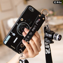 Load image into Gallery viewer, 红米6手机壳女款红米6pro保护套硅胶小米红米6a磨砂全包六简约潮牌创意网红同款照相机外壳软redmi腕带