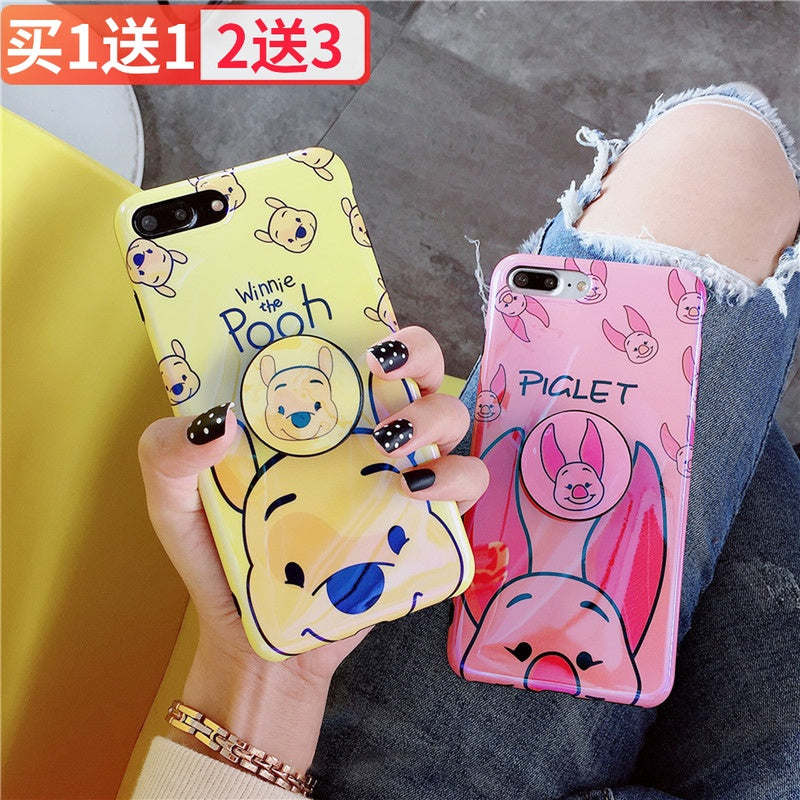 可爱卡通华为nova4/4e手机壳5pro/2plus硅胶3i少女3e蓝光2s情侣款