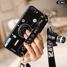 Load image into Gallery viewer, 红米6手机壳女款红米6pro保护套硅胶小米红米6a磨砂全包六简约潮牌创意网红同款照相机外壳软redmi腕带