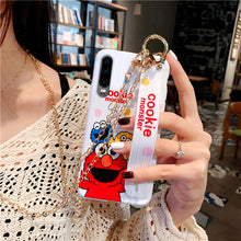 Load image into Gallery viewer, 个性卡通腕带华为mate30手机壳p30pro可背带斜挎链条mate20网红女款p20创意p30全包边lite软壳mate30pro日韩
