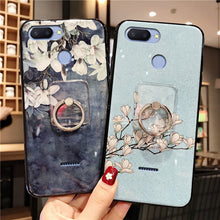 Load image into Gallery viewer, 小米红米5plus手机壳n0te4redmi6pro个性6a创意note5a/not4x/a6/puls全包por软壳x4硅胶s2带指环扣支架一体p