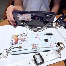 Load image into Gallery viewer, 红米note7手机壳小米noto7pro女款redmi7保护硅胶套防摔M1901F7E全包por女1910F7BE腕带T斜挎挂绳C软壳BE七潮