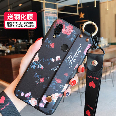 红米7手机壳女款腕带小米红米note7Pro创意保护套硅胶防摔挂绳潮