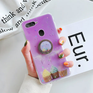 oppoA5S手机壳oppo a5s滴胶0p0pa5s网红opopa5s保护套ooppa5s全包边p0p0a5s同款支架opopa5s潮女0PP0A5S 时尚