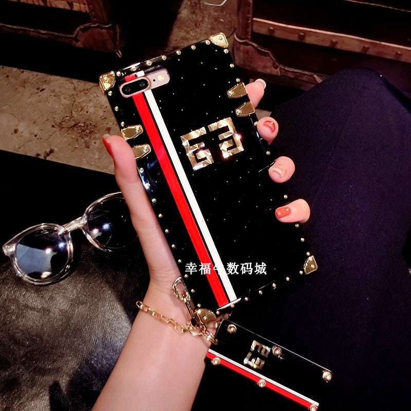 oppoa5手机壳k3女a9潮牌a83抖音同款a59奢华a7x方形a73全包硅胶a7