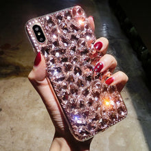 Load image into Gallery viewer, 满钻苹果x手机壳女7plus网红iPhoneXR奢华8个性创意xs新款max潮女
