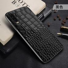 Load image into Gallery viewer, 华为p30手机壳真皮p30pro皮套p30lite保护套带磁吸指环支架p20定制高档p20por皮革全包防摔个性男款/士限量版