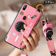 Load image into Gallery viewer, 红米6手机壳女款红米6pro保护套硅胶小米红米6a磨砂全包六简约潮牌创意网红同款照相机外壳软redmi腕带