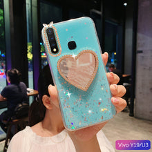 Load image into Gallery viewer, vivoy5s phone steel shell with protective sleeve vivo y19 film with crystal diamond voivu3 u3 personalized vovo y5s voviy19 DROP viv0u three all-inclusive fashion female housing vlvoy