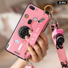 Load image into Gallery viewer, 红米6手机壳女款红米6pro保护套硅胶小米红米6a磨砂全包六简约潮牌创意网红同款照相机外壳软redmi腕带