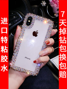 XS MAX苹果11pro手机壳XR软壳promax硅胶女款iphoneX透明8韩国XS创意钻iphone7plus个性水钻苹果X潮牌6保护套