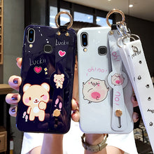 Load image into Gallery viewer, 红米note7手机壳小米noto7pro女款redmi7保护硅胶套防摔M1901F7E全包por女1910F7BE腕带T斜挎挂绳C软壳BE七潮