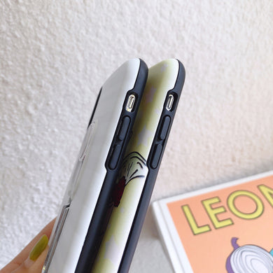 黑素HEISU中国风紫外线变色苹果x手机壳全包硬壳磁吸指环扣手机壳